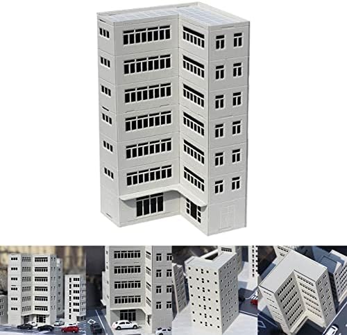 Modelo Shamjina Rilwy Lyout Modelo Decors de construção de diy diy diom lscpe cenário lyout city prtment, 50th 23x21x44cm