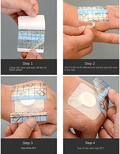 Bandagem adesiva esticada, tatuagem de bandagem auto-adesiva Bandrage clear