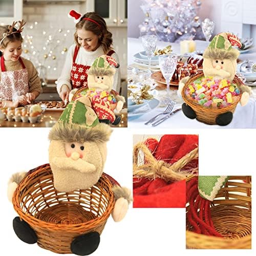 Próxima hora de Natal de Natal Cestas de Candides Decoração Decoração Infantil Chegada de Candy Decorativa Decorativa Criança Cristal Grande