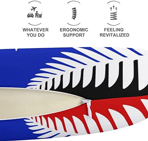 Bandeira de travesseiro de pescoço da Bandeira da Nova Zelândia para o Fossa de Pescoço para o apoio de espuma da memória