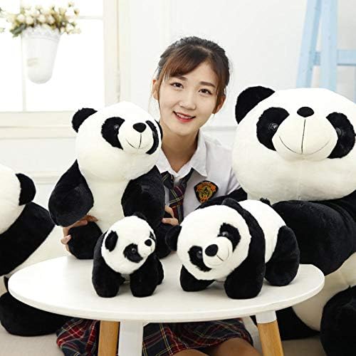 Puppets de luxuos miquanggo panda boneca boneca panda travesseiro de pelúcia brinquedo para bebê
