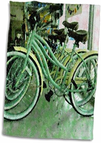 3drose florene decorativa - bicicletas de férias - toalhas