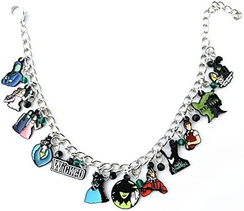 Horror Wicked Bracelet Anime Cartoon Broadway Musical Charm Bracelet Gifts For Women Girl