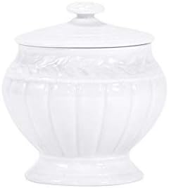 Bernardaud Louvre White Sugar Bowl