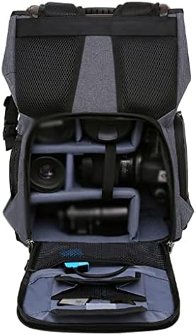 Nizyh DSLR Backpack de câmera à prova d'água Backpack de grande capacidade Anti-roubo saco com faixa refletor