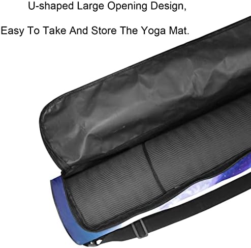 Ratgdn Yoga Mat Bag, Dolphin Moonlight Exercício ioga transportadora de tape