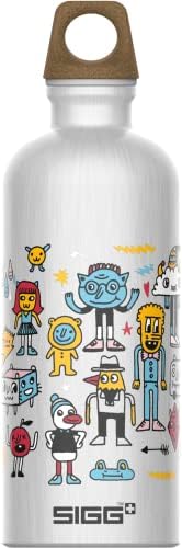 Sigg - Kids Water Bottle - MyPlanet Friends - Climate Neutral Certified - Vapa Profpress - Lightweight - BPA Free - Alumínio