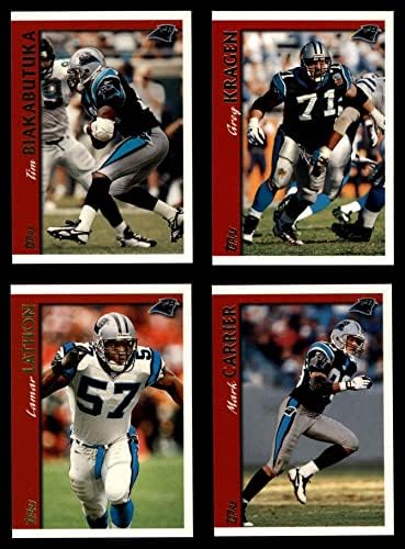 1997 Topps Carolina Panthers quase completa o conjunto de equipes Carolina Panthers NM/MT Panthers