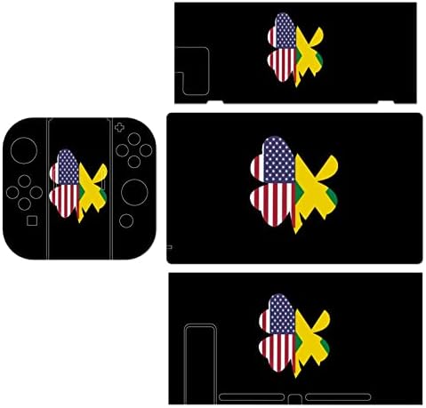 American Jamaica Flag shamrock adesivo de pele de padrões bonito skins protetores de pele completa decalque para