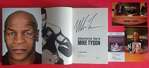 Mike Tyson assinou o livro Indisputed Truth com JSA COA e FOTOS BAS PSA GLOVE - Luvas de boxe autografadas