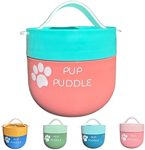 POPD PODE - Viagem isolada Dog Water and Food Bowl. Mantém a água fria e derramando enquanto caminham, mochila caminhando e dirigindo.