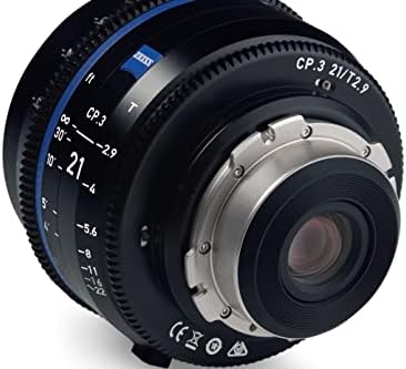 Zeiss Compact Prime CP.3 Formato grande, foco manual, lente de cinema de quadro completo, 135 mm T2.1, EF-Mount