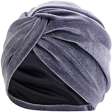 Capa Cancer Cap Hair Hat Hat Turban Muslim Wrap Women Sconef Bonnet Cabeça Baseball Caps de lã Chapéu