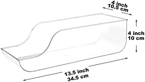 Os organizadores de latas de refrigerante de 2 pacote Youngever, refrigerante de plástico pode dispensar os caixotes de armazenamento da geladeira.