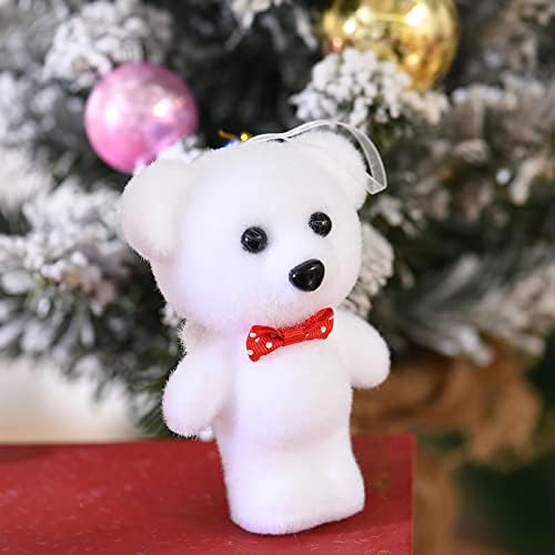 Garland seca Cute Christmas Snowman Ornamentos criativos Urso de urso de Natal Ornamentos do desenho animado Ornamentos