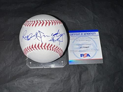 Angel Hernandez assinou a Major League Baseball MLB Legendary árbitro PSA/DNA - bolas de beisebol autografadas
