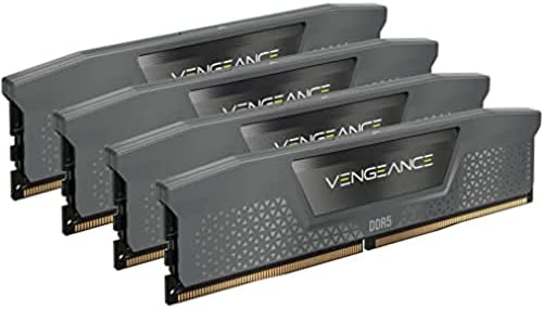 Corsair Vengeance DDR5 RAM 64GB 5600MHZ C36-36-36-76 1,25V AMD Memória de computador otimizada em preto