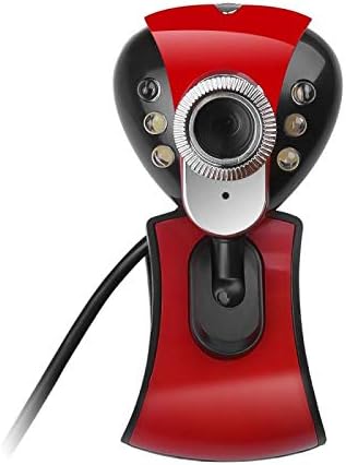 Câmera de computador 480p Webcam CMOS Câmeras de computador USB 2.0 50.0m 6 webcam led webcam 6 led miniphone webcamera com