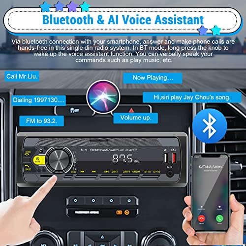 Receptor de estéreo de carro 1din 1din Rádio de automóveis de áudio Bluetooth de áudio Digital Bluetooth-MP3 Player, LCD,
