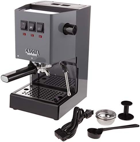 Gaggia RI9380/51 Classic Pro Espresso Machine, 1400ml, Industrial Grey