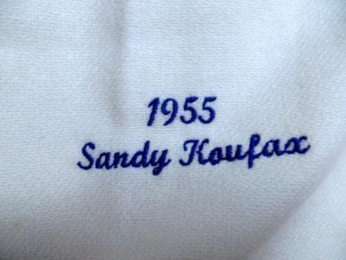 Sandy Koufax assinou Mitchell e Ness Jersey 1955 Dodgers 44 L MLB CoA - Jerseys de MLB autografadas