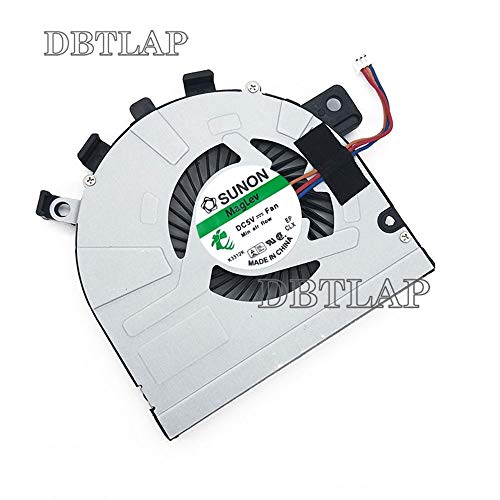 Fã de laptop DBTLAP Compatível para Toshiba Satellite E55T-A5320 CPU Fan