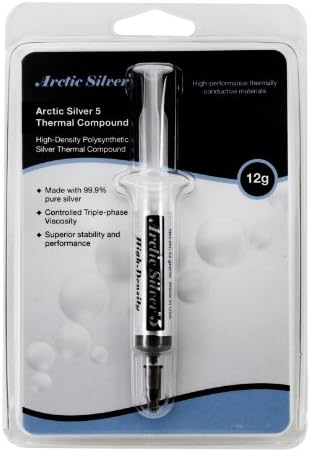Prata do Ártico 5 Composto térmico de prata polissinética de alta densidade -12g