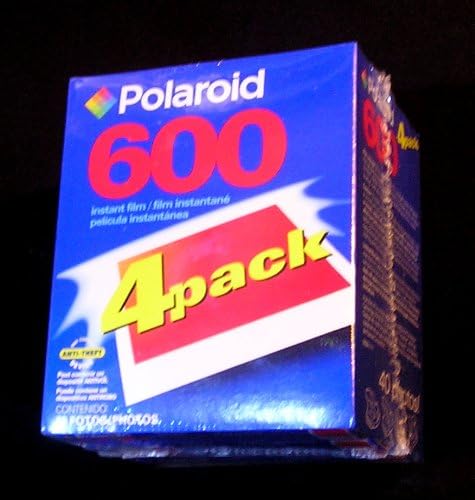 Polaroid 600 Instant Film, 10 Exposição - 4 pacote
