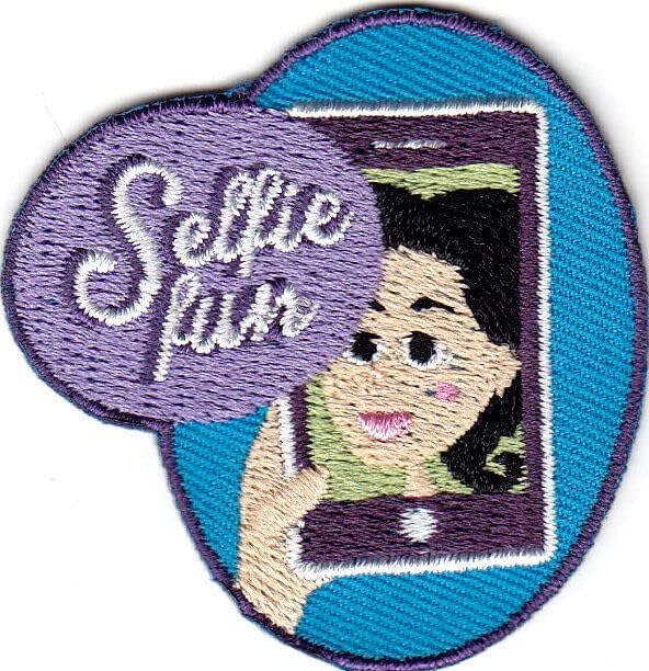 Selfie Funi Iron on Patch Camera Pictures