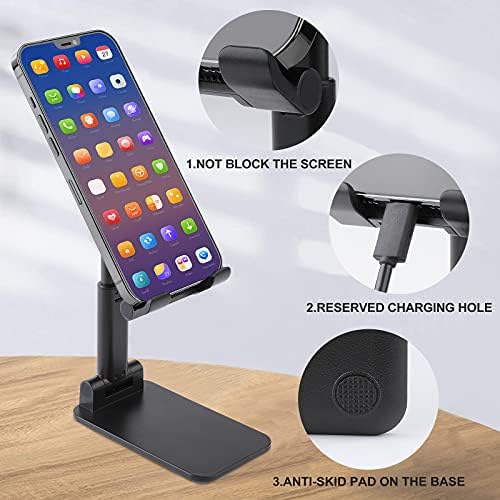 Telefone de player de beerpong Stand ajustável comprimido dobrável Acessórios para suporte para comprimidos de mesa