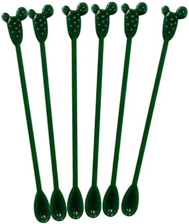 PretyZoom 24pcs Cacto Cocktail Drink Stir Swizzle Sticks Spirrs Decorações tropicais de festa da praia de lua de 8,26