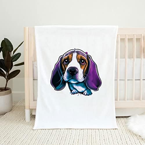 Cobertor de Swaddle de Beagle Funny Beagle - Pop Art Baby Clanta - Cobertor de bebê fofo