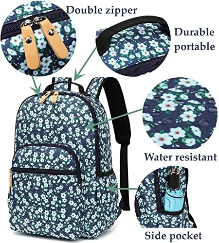 H Hikker-link link laptop feminino Backpack Backpack Bolsa de ombro casual Viagem Caminhada Daypack