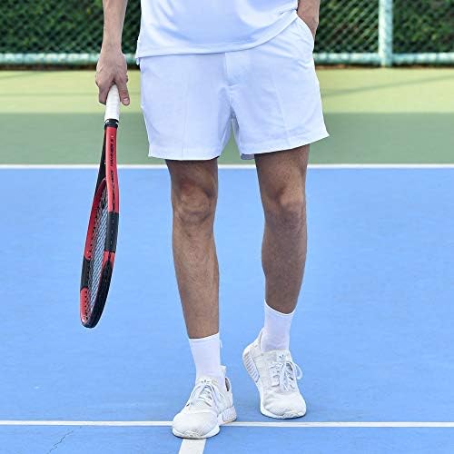 Shorts de tênis savalino para homens - shorts de academia para homens, shorts de exercícios, aparelhos para homens,