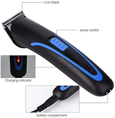 GFDFD Mini Cabelo elétrico Clipper recarregável Aparador de cabelo sem fio Baixa ruído de cabelo Corte de barba Máquina portátil