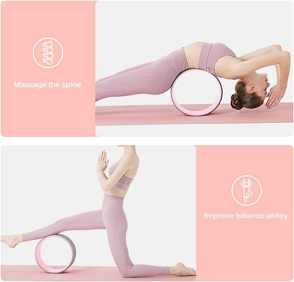 Roda de ioga dauji para dor nas costas ioga não deslizante Ring de ioga de ioga para o rolo de treinamento de flexibilidade Ferramenta