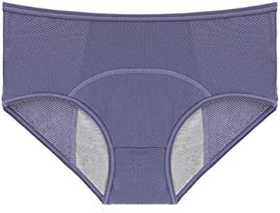 YouMeTo Menstrual Solid Panties para mulheres Período de incontinência à prova de vazamento Roupa íntima Tangas Provo