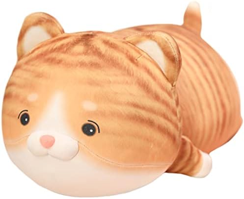 Gorda gorda gatinho de gatinho ladrão laranja travesseiro de brinquedo de brinquedo gordinho gordinha gordinha bonecas