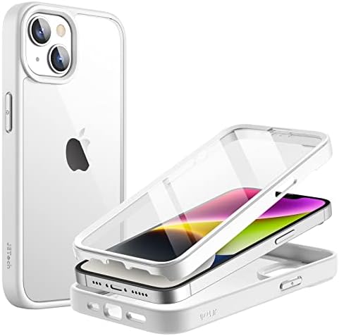 Jetch Case para iPhone 14 Plus 6,7 polegadas com protetor de tela embutido anti-arranhão, 360 graus de corpo inteiro Tampa