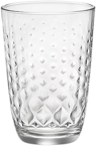 Bormioli Rocco Glit Water Glass 10 oz de bandeja de 6