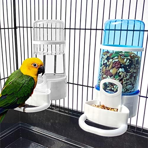 Slatiom Pet Bird plástico alimentador automático Parrot Cockatiel Feeding Water Drinker Copo Bowl Dispensador Supplimentos de gaiola
