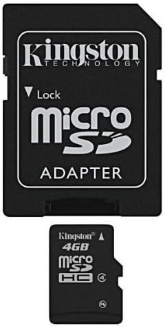 Cartão MicrosDHC Professional Kingston 4 GB para Archos 7 GamePad com formatação personalizada e Acapter SD padrão.
