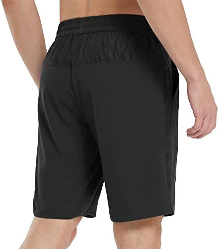 Baleaf Men's 9 Athletic Running Shorts Quick seco shorts de caminhada elástica cientia