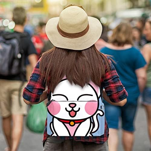 Tbouobt Leation Travel Mackpack Laptop Laptop Casual Mochila Para Mulheres Homens, Cartoon de Animal de Cato