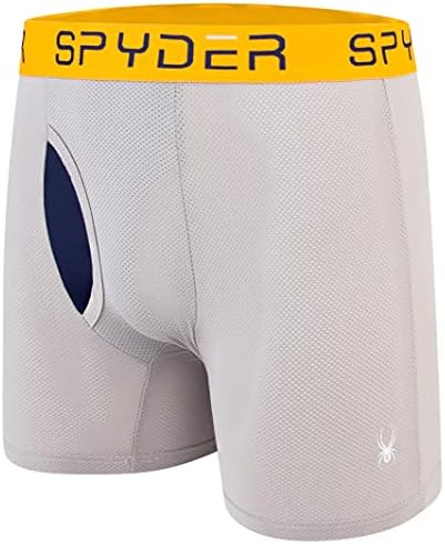 Spyder Performance Mesh Mens Boxer Briefs Sports Roufera 3 Pack/Fly Front