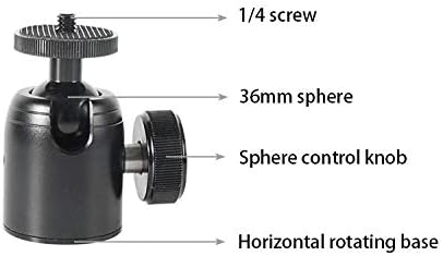 Tripé de liga de qualidade sólida com câmera DSLR da cabeça de 360 ​​°, telescópio monocular de 360 ​​graus de 360 ​​graus da esfera