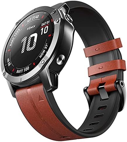 IENYU 22 26mm Rickfit Watch Strap para Garmin Fenix ​​Fenxi 7 7x Banda Substitua a pulseira de relógio