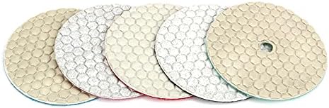 Junte-se a Ware 6pcs 16/5 ”0 -5 Conjunto seco de grão da almofada de patrocinador, almofadas de polimento de diamante para