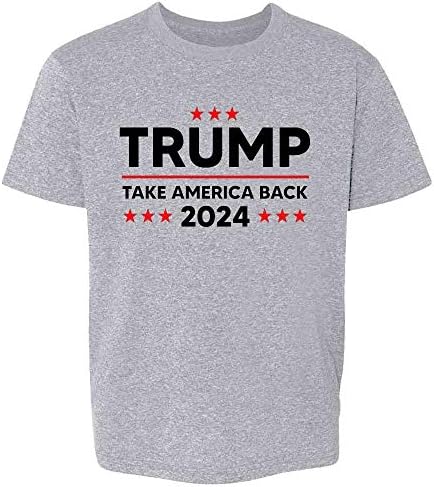 Pop Threads Donald Trump 2024 Take America Back Maga Baby Toddler Kids Girl Boy Boy T-Shirt