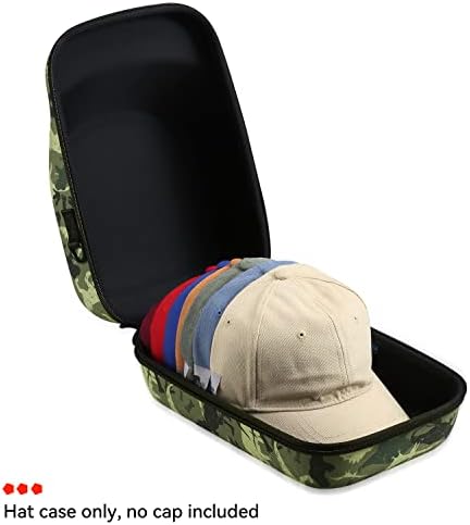 Ozueccr Hard Hat Hat Caso para Caps de beisebol - Armazenamento de tampa para tampas de beisebol com alça de transporte